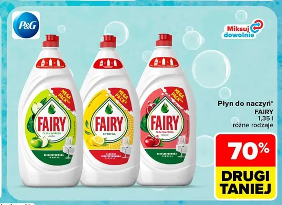 Płyn do naczyń Fairy Clean & Fresh Granat promocja w Carrefour