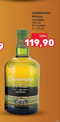 Whiskey irlandzka Connemara promocja w Kaufland