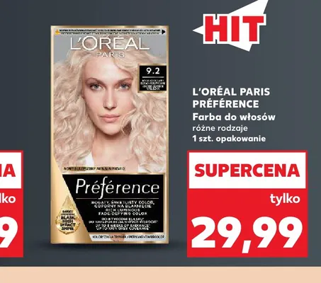 Farba do włosów L'Oréal Paris Préférence promocja w Kaufland