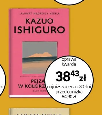 Książka Pejzaż w kolorze sepii Kazuo Ishiguro promocja w Empik
