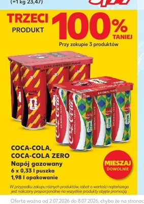 Napój gazowany Coca-Cola Zero 6-pak 330 ml promocja w Kaufland