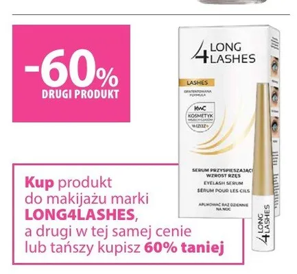 Serum przyspieszające wzrost rzęs promocja w Hebe