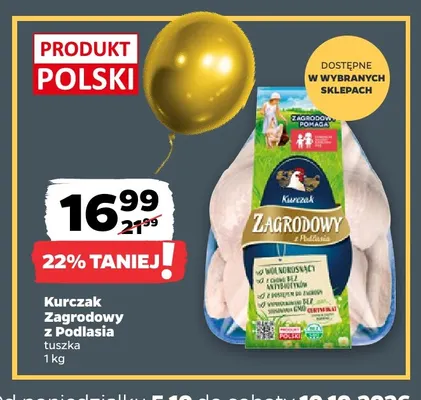 Kurczak z Podlasia tuszka promocja w Netto