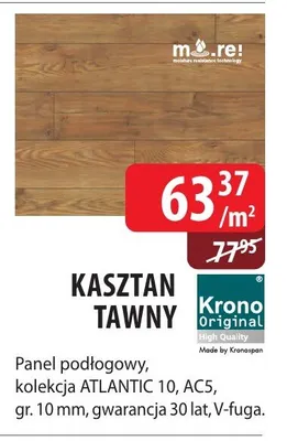 Panel podłogowy Kasztan Tawny promocja w Dobre Dla Domu