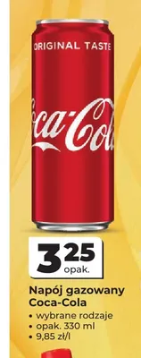 Napój Coca-cola promocja w Odido