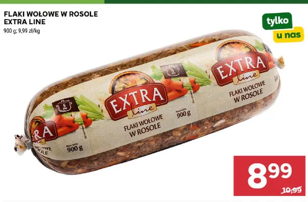 Flaki wołowe w rosole Extra Line promocja w Stokrotka