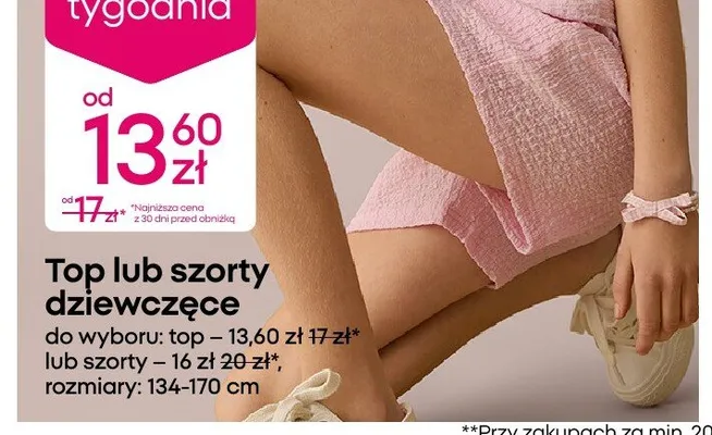 Szorty dziewczęce promocja w Pepco