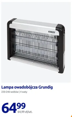 Lampa owadobójcza Grundig promocja w Action