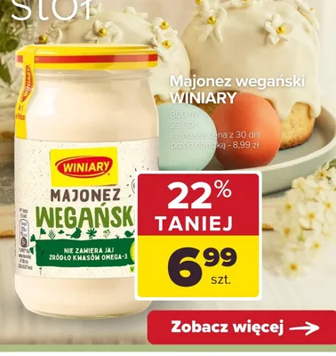 Majonez wegański promocja w Carrefour