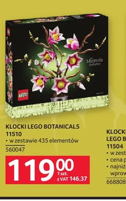 Klocki LEGO Botanicals 11510 promocja w Selgros