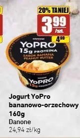 Jogurt o smaku bananowo-orzechowym Danone YoPro promocja w API Market