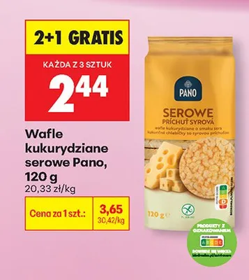Wafle kukurydziane serowe promocja w Biedronka