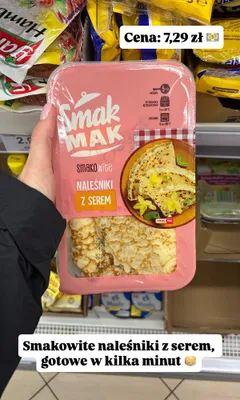 Naleśniki z serem Smak MAK smakowite promocja w Dino
