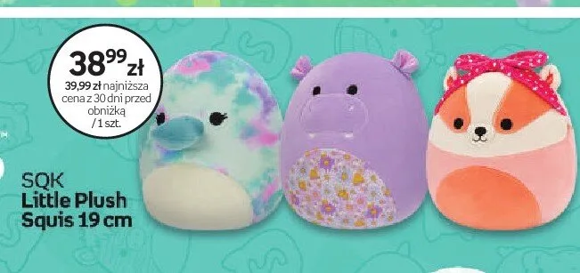 Pluszak SQK Little Plush Squis 19cm promocja w Dzień Dziecka