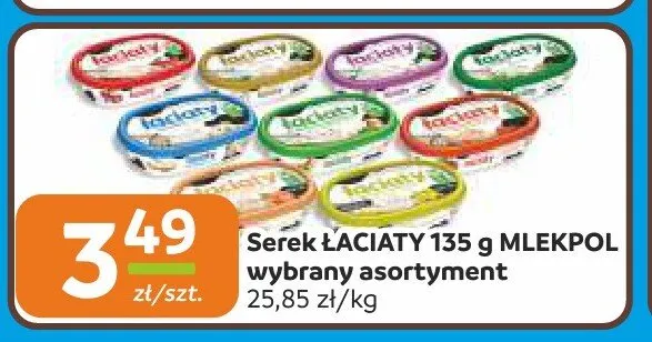 Serek Łaciaty Mlekpol promocja w Społem Częstochowa