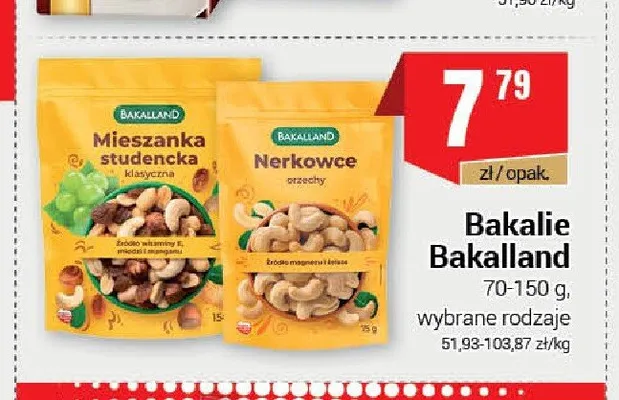 Mieszanka studencka Bakalland promocja w Premium Nasz Sklep