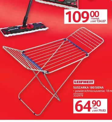 Suszarka Leifheit 180 Siena promocja w Selgros