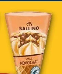 Lody rożek o smaku adwokata Ballino promocja w Lidl