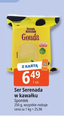 Ser Serenada w kawałku Spomlek promocja w Leclerc