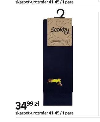 Skarpety Scarry granatowe promocja w Empik