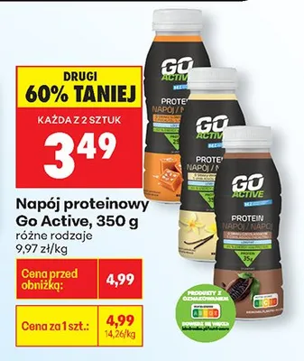 Napój proteinowy, różne rodzaje promocja w Biedronka