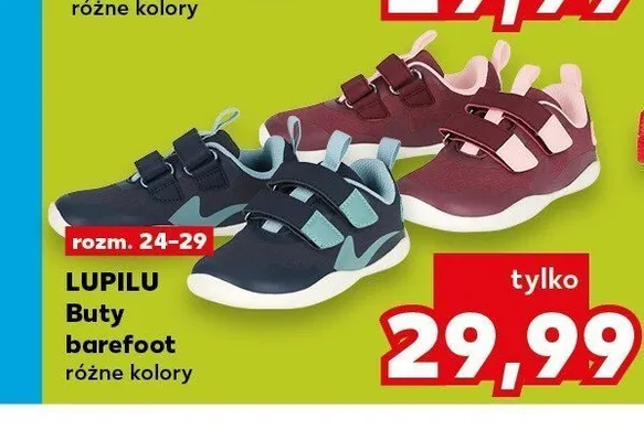 Buty dziecięce barefoot Lupilu promocja w Kaufland
