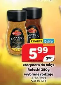 Marynata do mięs Roleski promocja w Delfin