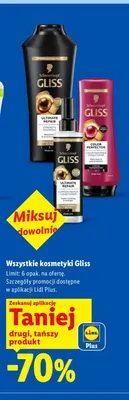 Szampon do włosów Gliss Ultimate Repair promocja w Lidl
