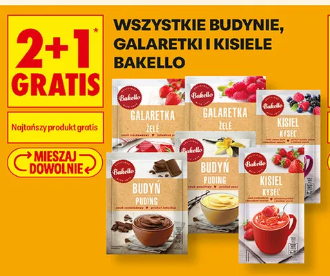 Budyń czekoladowy Bakello promocja w Biedronka