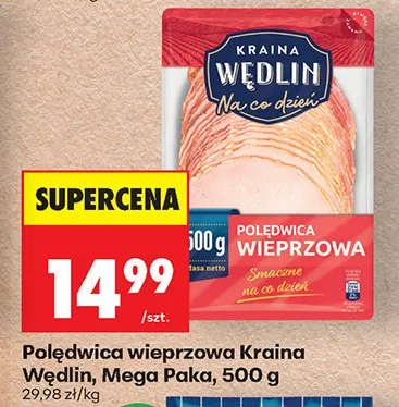 Polędwica wieprzowa Mega Paka promocja w Biedronka
