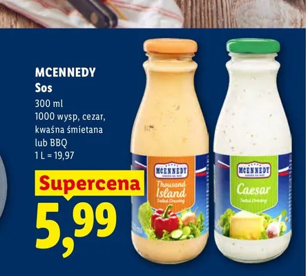 Sos cezar McEnnedy promocja w Lidl