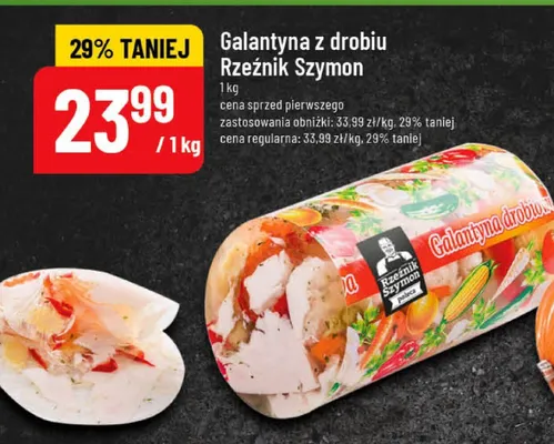Balantyna z drobiu Rzeźnik Szymon promocja w POLOmarket