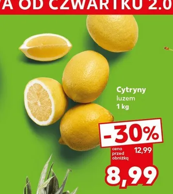 Cytryny luzem promocja w Kaufland
