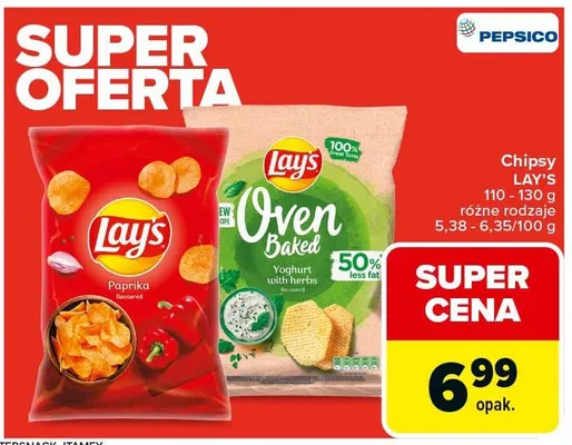Chipsy Paprika promocja w Carrefour