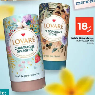 Herbata liściasta Lovare Cleopatra's Night promocja w Dealz