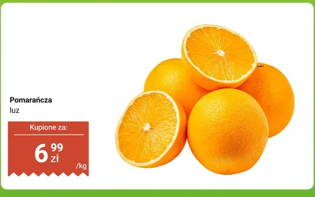 Pomarańcza luz promocja w Dino