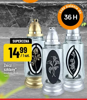 Znicz szklany romby 250g promocja w POLOmarket