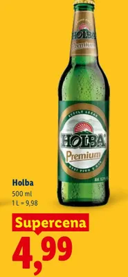 Piwo Holba premium promocja w Lidl