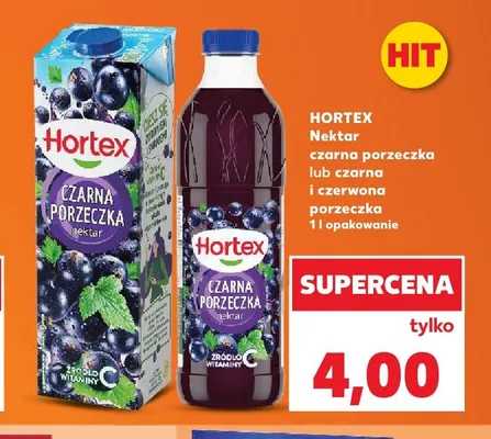 Nektar Hortex czarna porzeczka promocja w Kaufland