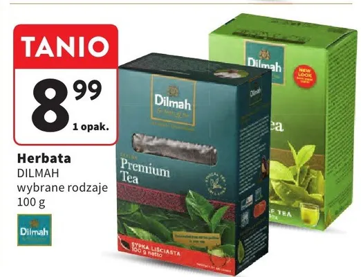 Herbata wybrane rodzaje promocja w Intermarche