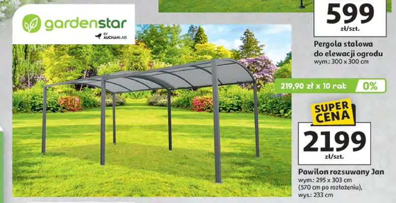 Pawilon rozsuwany Jan promocja w Auchan