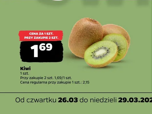 Kiwi 1 szt. promocja w Netto