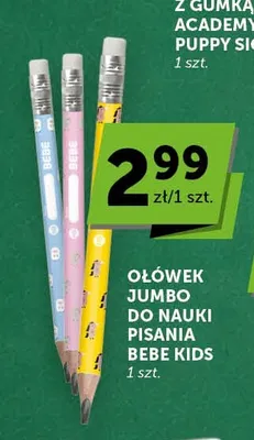 Ołówek Jumbo do nauki pisania Bebe Kids promocja w Groszek