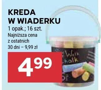 Kreda w wiaderku promocja w Stokrotka