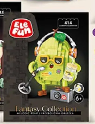 Klocki EleFun Fantasy Collection Przebojowa Gruszka promocja w Biedronka