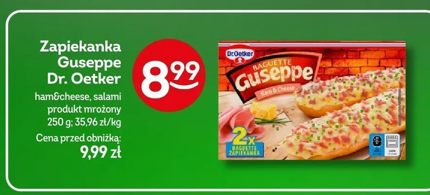 Zapiekanka Guseppe Dr. Oetker salami promocja w Żabka