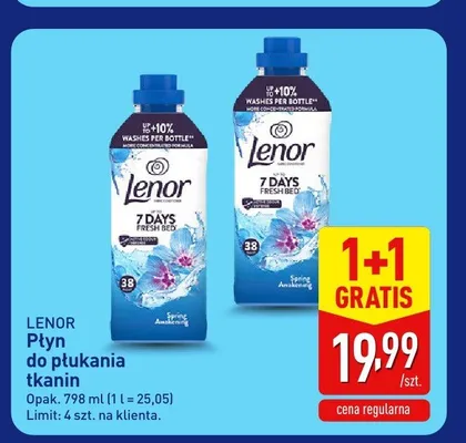 Płyn do płukania tkanin Lenor Spring Awakening promocja w Aldi