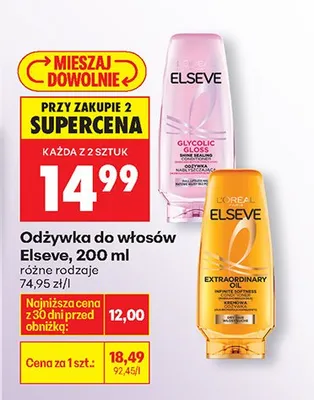 Odżywka do włosów Glycolic Gloss promocja w Biedronka