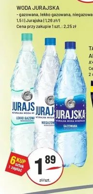 Woda gazowana Jurajska promocja w Sedal
