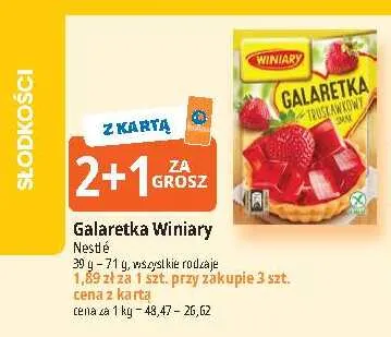 Galaretka Winiary promocja w Leclerc